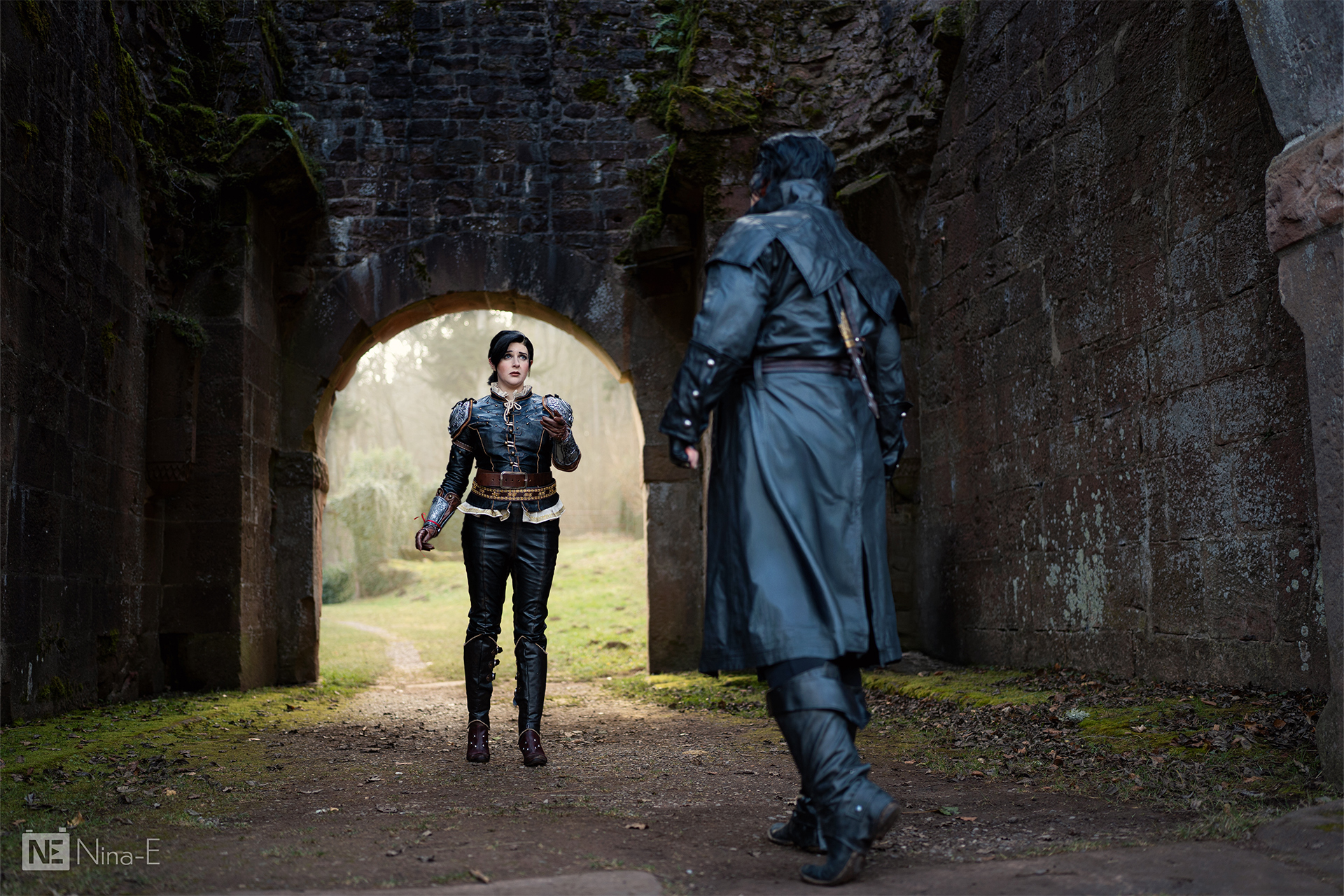 Syanna und Dettlaff treffen sich in Tunnel